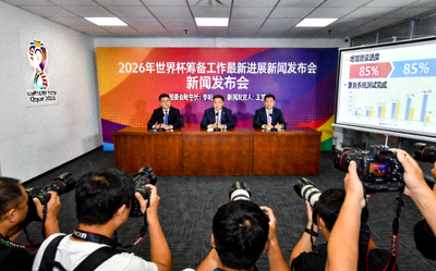 2026年世界杯筹备工作最新进展新闻发布会现场照片
